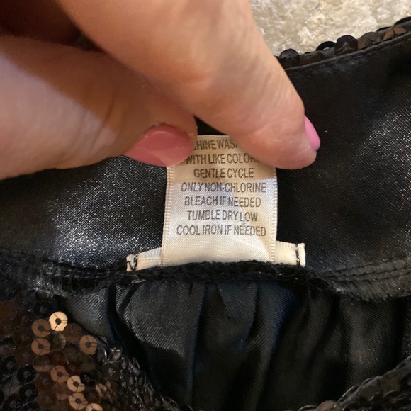 Studio Y size M sequined and elastic waist satin - Picture 4 of 5